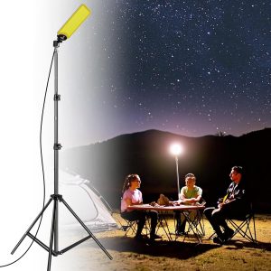 סט תאורת שטח הכולל חצובה + תאורת לד (22X12) עם שלט